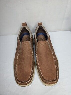 Sperry Top-Sider Brown Suede Slip-On Shoes size 9